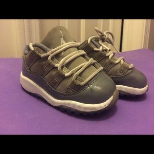 Jordan Cool Grey 11’s Toddler Boys